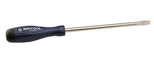 Britool Slotted Flat Blade Screwdriver With Flared Tip 8mm X 175mm - Picture 1 of 1