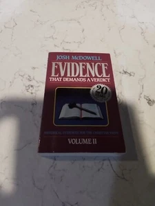 Evidence That Demands a Verdict -Josh McDowell Vol. 2 (1981, Paperback) - Picture 1 of 1