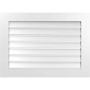 Ekena Millwork Gable Vents and Louvers 1"X26"X36" Vertical Surface Mount Pvc - Picture 1 of 9