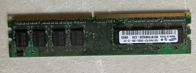 RAM Samsung 1GB 1Rx8 PC2-5300U-555-12 Usata come nuova - Immagine 1 di 2