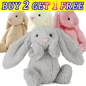 Favours Easter Bunny Plush Doll Rabbit Soft Stuffed Animal Baby Kids Toy Gift - Picture 1 of 17