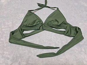 Top bikini Kona Sol taglia M pezzo unico verde oliva imbottitura davanti - Foto 1 di 7