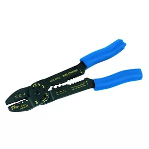 CRIMPING & STRIPPING PLIERS CABLE WIRE STRIPPER ELECTRICAL CRIMPER CUTTER - Picture 1 of 1