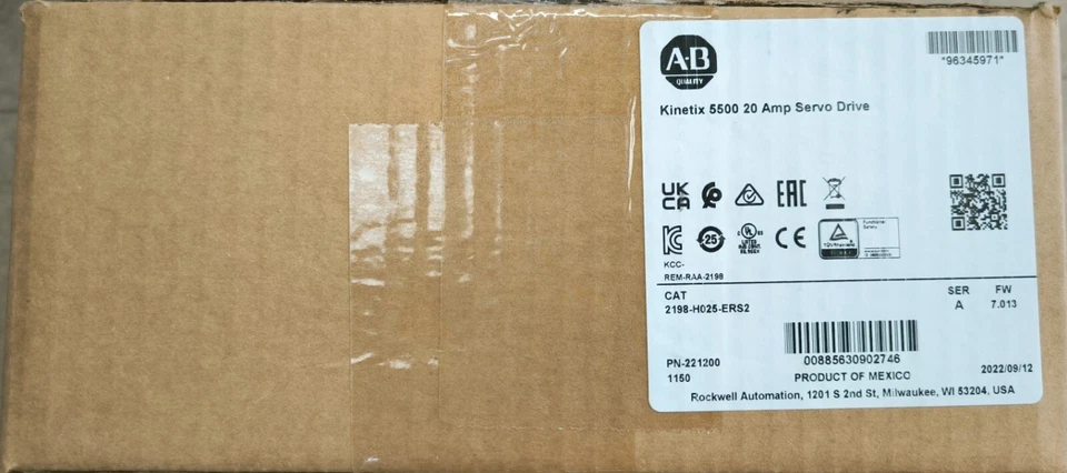 2198-H025-ERS2   Servomoteur Allen Bradley 2198-H025-ERS2 Kinetix 5500 - Photo 1/1