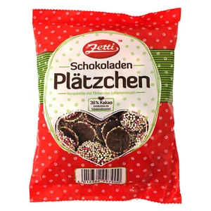 5er Pack Zetti Schokoladenplätzchen 5 x 150 g Schokoladen Plätzchen Schokotaler - Bild 1 von 3