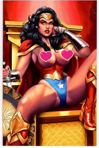 Cool Comics “Wonder Woman Homage” Risque Virgin Exclusive Gallery Variant NM- - Picture 1 of 2