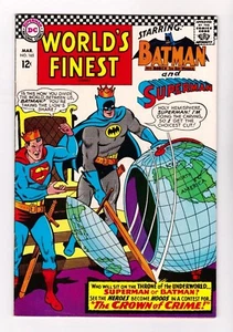 WORLDS FINEST 165 (VF+ 8.5) 1st KING WOLF / 1967 SILVER AGE / CURT SWAN COVER * - Picture 1 of 2