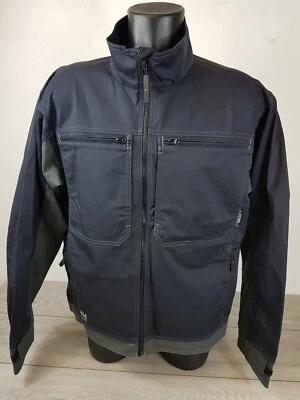 NUEVA Chaqueta de Trabajo Helly Hansen para Hombre con Cremallera Completa CINTURA GRANDE 100-108 cm AZUL MARINO B132-15 Foto 1 de 3