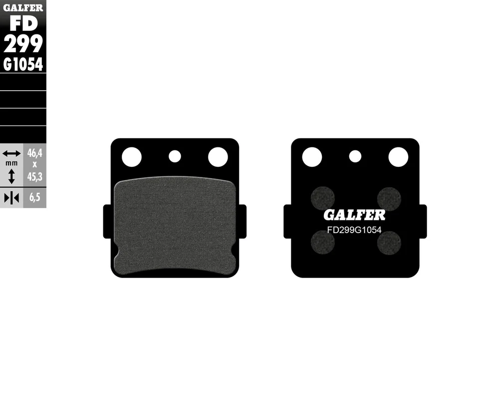 Galfer Carbon Semi-Metallic Brake Pads Rear FD299G1054 - Image 1 of 1