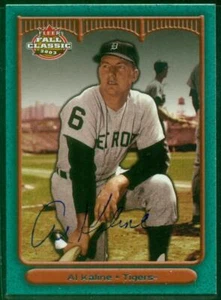 088, Original Autograph, Al Kaline HOF, 2003 Fleer Fall Classic, #12, Tigers - Picture 1 of 3