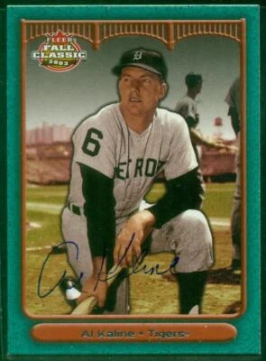 088, Original Autograph, Al Kaline HOF, 2003 Fleer Fall Classic, #12, Tigers - Image 1 of 3