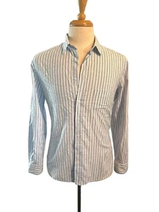 FRANK & EILEEN Bluse Shirt Eileen Gr. M Baumwolle Knopfleiste weiß gestreift Damen - Bild 1 von 9
