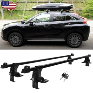 For Nissan Juke 54" Car Roof Rack Cross Bar Luggage Cargo Kayak Carrier w/Lock - Picture 1 of 15