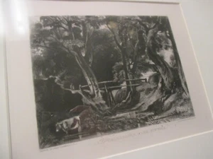 John Constable / David Lucas "Helmingham Park, Suffolk" mezzotint engraving - Picture 1 of 10