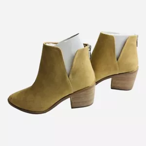 bp Shoes Womens 7.5 Tan Chestnut Ankle Booties - Picture 1 of 9