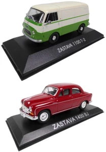 Konvolut 2 Modellautos ZASTAVA 1400 + 1100 T2 VAN - 1:43 Die Cast LBA35 - Bild 1 von 2