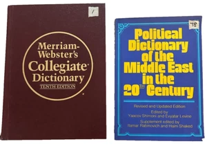 2-Books: Merriam-Webster's Collegiate 10th Edition & Political Dictionary - Picture 1 of 6
