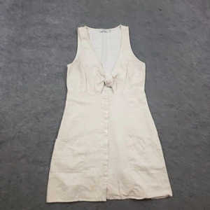 Obey Dress Womens M Medium Beige A-line Sleeveless Tank Keyhole Skater Ladies * - Picture 1 of 10