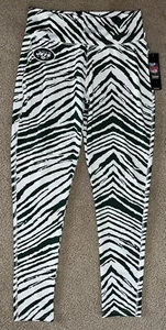 NWT Zubaz NFL New York Jets womens leggings sz L - Picture 1 of 4