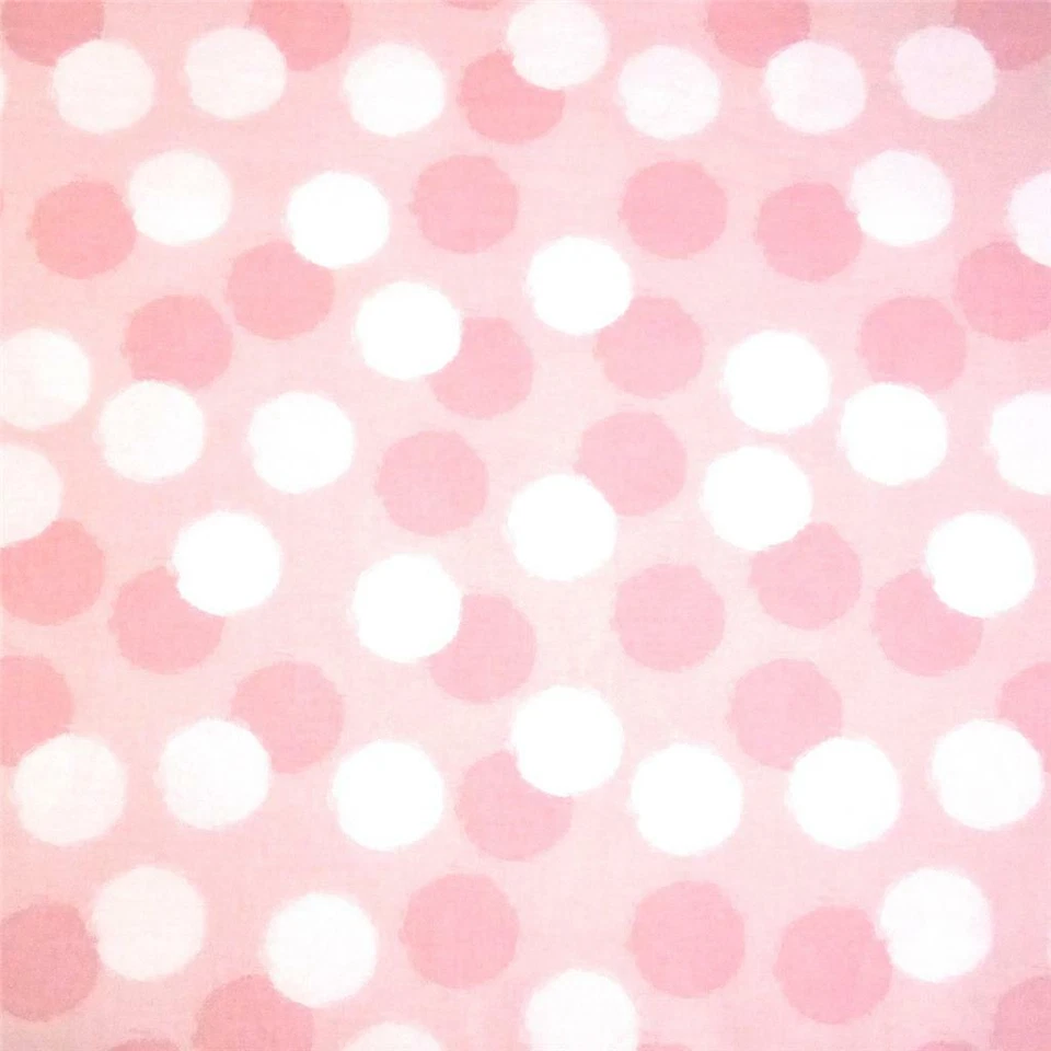 Rubor burbujeante, lunares grandes rosas y blancos algodón A Riley Blake (ver tallas) Foto 1 de 3