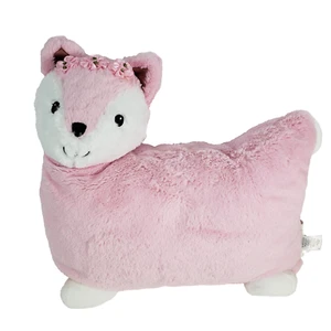Manhattan Kinder rosa Fuchs Kissen weiches Stofftier Plüschtier Geschenk Bett Deko - Bild 1 von 9