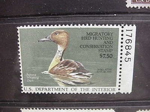 Scott RW 53 1986 Duck Stamp Plate# single MNH w speck adhesion on gum - Picture 1 of 1