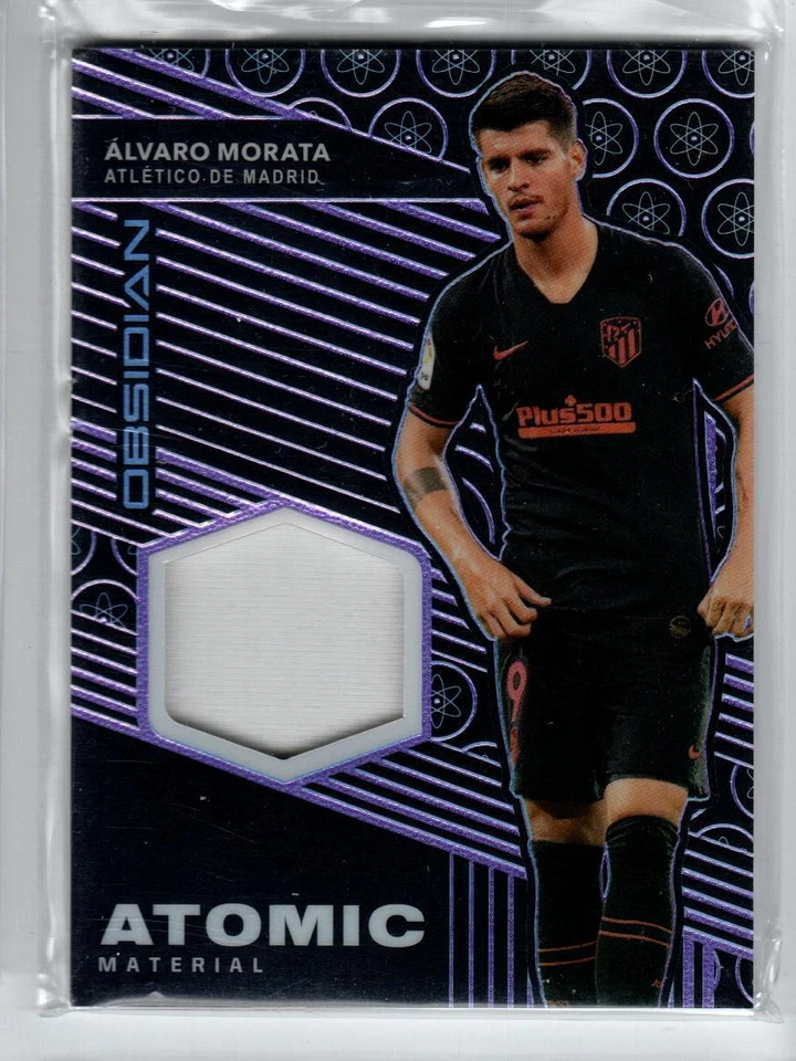 2019-20 Panini Obsidian Atomic Electric Etch Purple #27 Alvaro Morata /75 - Image 1 of 1