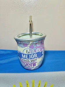 Tazza Mate yerba argentino + cannuccia bombilla - Foto 1 di 4