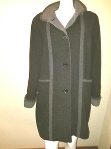 Warm Nice Vtg CANVAS GALLEY CO Size L Coat Button Front with Pockets Gray - Picture 1 of 11