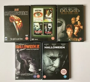 Halloween 1, 4, 5, H20 & Remakes DVD Collection Bundle 6 Films, J Carpenter - Picture 1 of 1