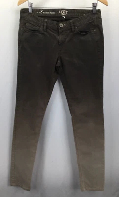 Ann Taylor Loft Denim Modern Skinny Hombre Green to Tan Jeans Womens Sz 8 Foto 1 de 4