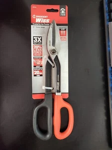 Crescent Wiss 12 inch Tinner Snips Wdf12S Straight 2-3/4" Cutting - Picture 1 of 4