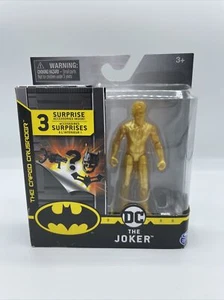 2020 Batman The Caped Crusader Spin Master DC Golden Joker Chase Figure GOLD - Picture 1 of 2