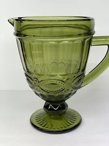 Gorgeous Green Glass Florie Decanter. Excellent condition. - Picture 1 of 7