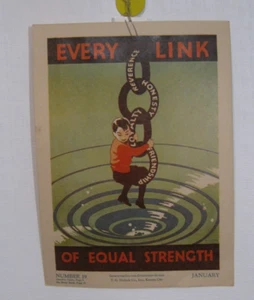 Original Poster Figur - Kultur - Staatsbürgerschaft 19 Jedes Glied gleicher Stärke - Bild 1 von 13