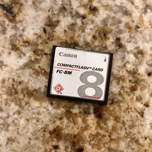 Canon 8MB FC-8M CF Compact Flash Camera Memory Card Working Tested - Picture 1 of 2