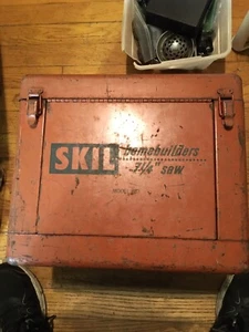Sierra Skil Homebuilders 7-1/4" modelo 887 estuche de transporte SOLO falta base de sierra - Imagen 1 de 14