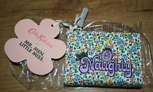 Cath Kidston Little Miss Naughty Slim Pocket Purse Mr. Men Cartoon flowers - Picture 1 of 4