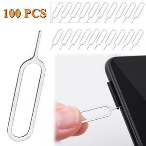 100x Sim Card Tray Removal Pin Eject Opener Tool for Mobile Phone Tablets - Picture 1 of 7