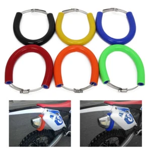 Universal ATV Motorcycle Exhaust Pipe Heat Shield Crash Protector Cover Guard - Foto 1 di 18