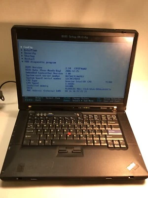 LOTE DE 3 - Portátil Lenovo ThinkPad Z61E 15" Intel T1300 - ARRANQUE/BIOS BLOQUEADO - MZ Foto 1 de 4