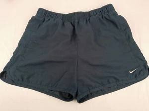 Nike Women’s Unlined Running Shorts Size M Dark Blue With Side and Back Pockets - Picture 1 of 20