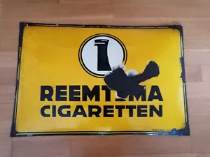 Reemtsma Cigaretten Emailschild, Emalie, 60 X 40 cm, 2200 Gramm - Bild 1 von 7