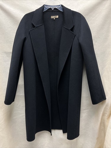 Cappotto donna lana nero Michael Kors taglia 8 Made in Italy