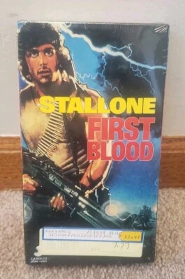 Rambo First Blood VHS Video Tape New 1990 Sealed Carolco Rare Copy Stallone - Image 1 of 4