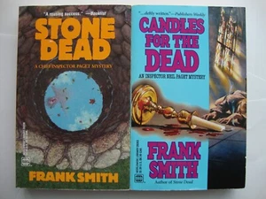 2 new FRANK SMITH pb books STONE DEAD fiction paperbacks MYSTERY thrillers RARE - Picture 1 of 10