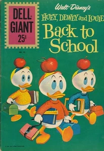 pcDisney - Dell Giant 49 - Huey, Dewey und Louie Back To School - 1961 - Bild 1 von 1