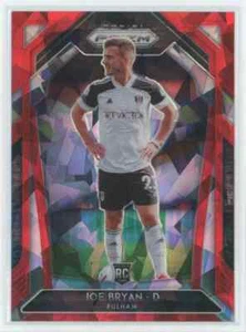 Panini Prizm Premier League 2020 Joe Bryan hielo agrietado rojo radiocontrol Fulham ##288 - Imagen 1 de 2