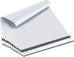 Sobres de polietileno de 12 x 15,5 pulgadas, color blanco, paquete de 100, bolsa - Imagen 1 de 12