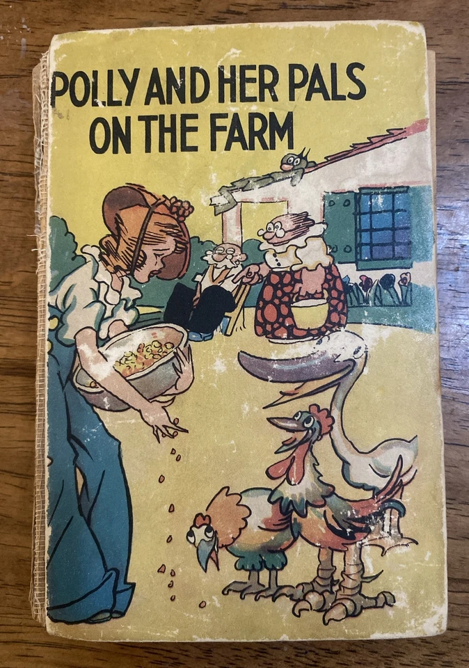 1934 Saalfield Little Big Book - POLLY AND HER PALS ON THE FARM - G Foto 1 de 4
